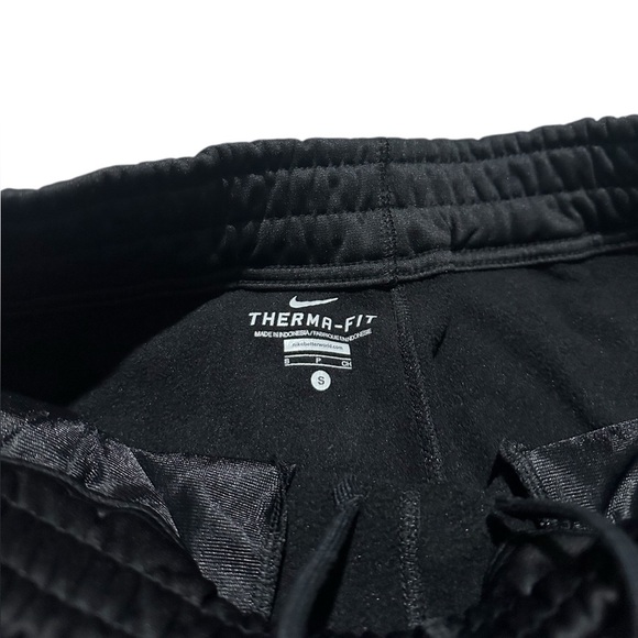 Nike Men's ThermaFit Black And Gray Sweatpants Small - Picture 4 of 8